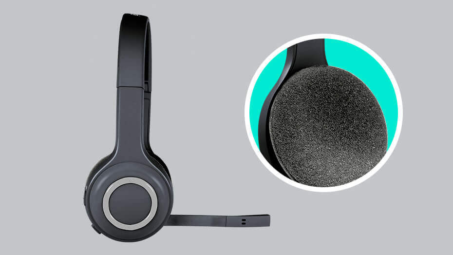 Беспроводная гарнитура Logitech H600 WIRELESS HEADSET 5